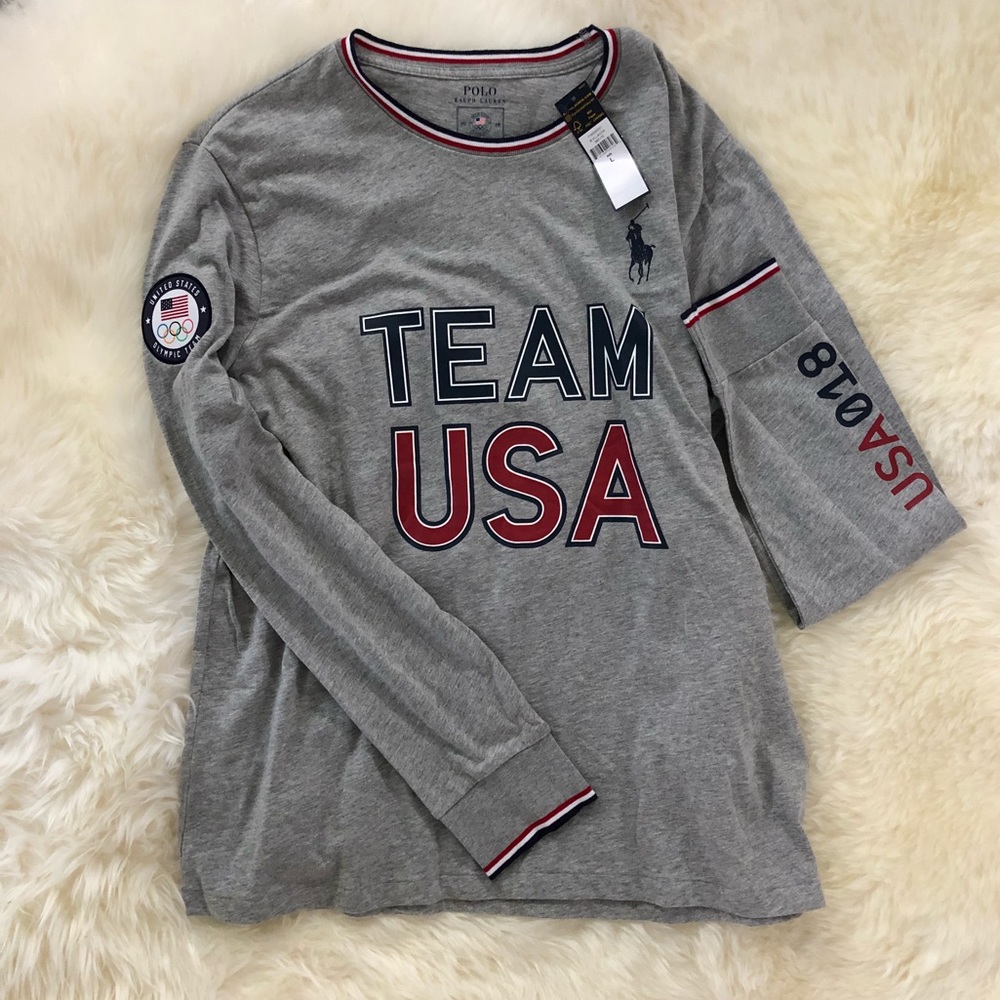 Men’s 2018 NWT Olympic Shirt Ralph Lauren Team USA